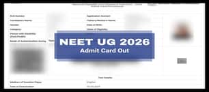 NEET UG Admit Card 2026 (OUT) LIVE: Hall ticket out at neet.nta.nic.in; direct link, exam on May 3