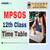 MPSOS 12th Time Table 2025 December Session – 12th MP Open School, RJN & ALC Exam Dates