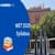 MET Syllabus 2025 (Released) - Physics, Chemistry, Mathematics and English Syllabus PDF