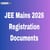 JEE Mains 2026 Registration Documents List Out at jeemain.nta.nic.in