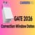 GATE 2026 Form Correction Window Date: Know What Can You Edit