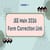 JEE Main Form Correction 2026 (Today) - Link, Procedure, Guidelines, Fee