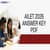 AILET 2026 Answer Key PDF (LIVE): Download Unofficial Answer Key