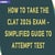 How to take the CLAT 2026 Exam - Simplified Guide to Attempt Test
