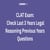 CLAT 2026: Check Last 3 Years Legal Reasoning Previous Years Questions