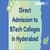 How to get direct admission in B. Tech colleges of Hyderabad