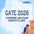 GATE Atmospheric and Oceanic Sciences Syllabus 2026 (XE-H) PDF