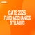 GATE 2026 Fluid Mechanics Syllabus (Out): Topics & Weightage Wise Syllabus