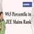 99.5 Percentile in JEE Mains 2025: Check Expected Rank & College Options