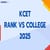 KCET Rank vs College 2025: Check Expected Colleges by Rank