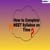 How to complete NEET 2026 syllabus on time?