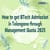 How to get BTech Admission in Telangana through Management Quota 2025