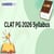 CLAT PG 2026 Syllabus: Subject-Wise & Important Topics