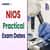 NIOS Practical Exam Date Sheet 2025 (September) PDF Out; Download Class 10th and 12th Practical Schedule