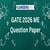 GATE 2026 ME Question Paper with Solutions PDF - Download Here