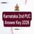 Karnataka 2nd PUC Answer Key 2026, Download Subject-Wise PDF