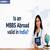 Is an MBBS abroad valid in India?