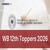 WBCHSE HS 12th Toppers List 2026 - Check Topper Name, Marks & Percentage