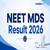 NEET MDS Result 2026 on June 2: Check Merit List PDF & Scorecard