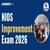NIOS Improvement Exam 2026: Class 10 & 12 Exam Dates, Registration, Fees & Result