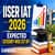 IISER IAT 2026 Expected Category-Wise Cutoff