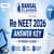 Re NEET 2026 Answer Key by Bansal Classes for All Codes: PDF Download Link