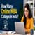 How Many Online MBA Colleges in India? - Complete List with Fees 2026