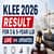 KLEE 2026 Result Live for 3 & 5-year LLB: Direct Link, Cut off Marks,
