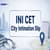 INI CET City Selection 2027 for Jan Session - City Intimation Slip Release Date & How to Check