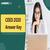 CEED 2020 Answer Key: Check Correct Answers & Question Paper