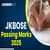 JKBOSE Passing Marks 2025 Subject Wise: 33% for Class 10th, 36% for Class 12th