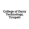 College of Dairy Technology, Tirupati