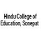Hindu College of Education, Sonepat