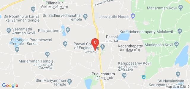 Paavai College of Pharmacy and Research, Salem-Madurai Road, Namakkal, Tamil Nadu, India