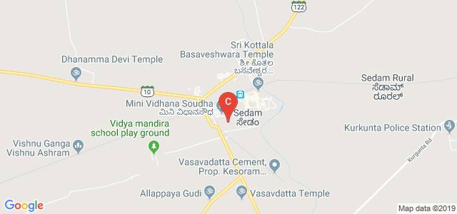 Government First Grade College, Sedam, Vidya Nagar Main Road, Sedam, Karnataka, India