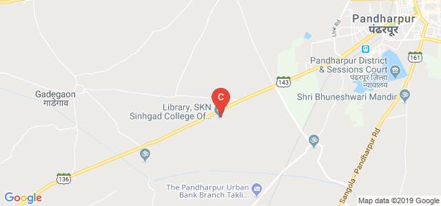 SKN SINHGAD COLLEGE OF ENGINEERING, KORTI, PANDHARPUR, SH76, Maharashtra, India