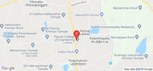 Paavai College of Engineering, Pachal, Tamil Nadu, India