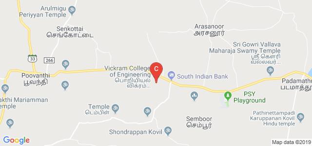 Vickram College of Engineering, Enathi, Tamil Nadu, India