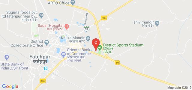 Mahatma Gandhi Post Graduate Degree College, NH2 connection mssing now between Fatehpur and Khaga, forcing detours between Kanpur and Varanasi, Maswani, Fatehpur, Uttar Pradesh, India