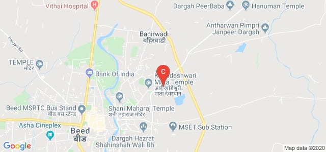 Government Polytechnic, Beed, Nathapur Rd, Near khandeshwari temple, Vipra Nagar, Beed, Maharashtra, India