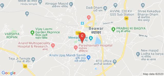 Shree Vardhman Girls College, Beawar, Nehru Gate Main Road, near Krishna Colony, Krishna Colony, Beawar, Rajasthan, India