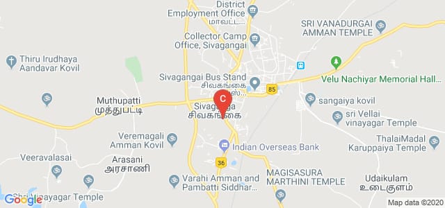 Raja Doraisingam Government Arts College, Sivagangai, Manamadurai - Tanjavur Road, Rajaduraisingham, Sivaganga, Tamil Nadu, India