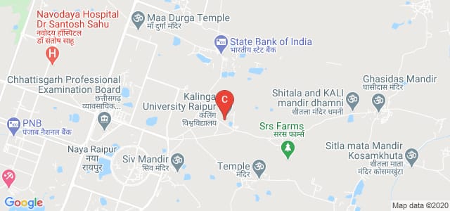 Kalinga University Raipur, near Mantralaya, Naya Raipur, Chhattisgarh, India