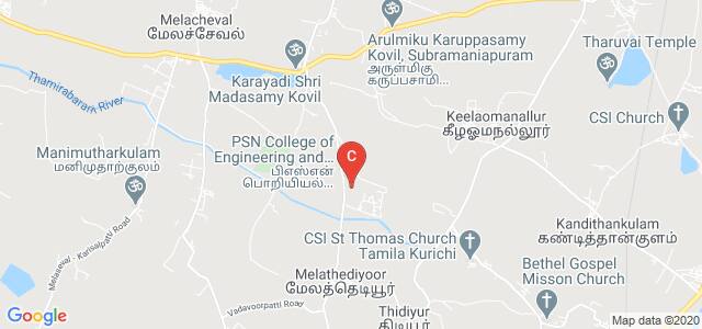 PSN College of Engineering and Technology, Melathediyoor, Tirunelveli, Tamil Nadu, India