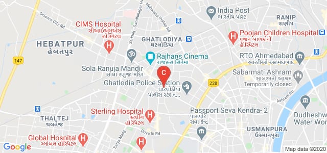 Sola Road, Indra Government Society, Visharam Nagar, Ghatlodiya, Memnagar, Ahmadabad, Gujarat 380061, India