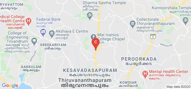 Mar Baselios College of Engineering And Technology, Nalanchira, Paruthippara, Thiruvananthapuram, Kerala, India