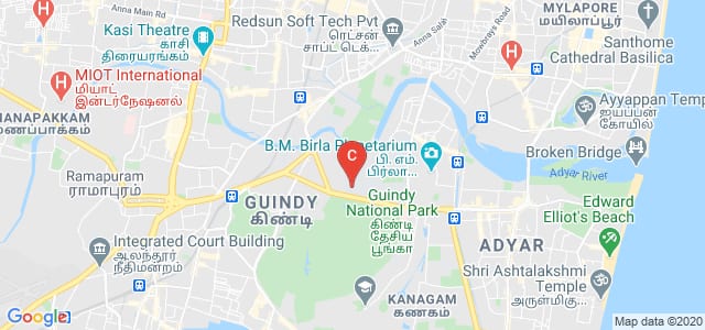 College of Engineering, Guindy, Sardar Patel Road, Anna University, Guindy, Chennai, Tamil Nadu, India