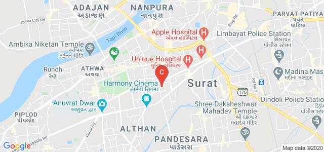 Shree Uttar Gujarat BBA and BCA College, Bhatar Road, Opp. Bank of Baroda, Bhatar, Athwa, Surat, Gujarat, India