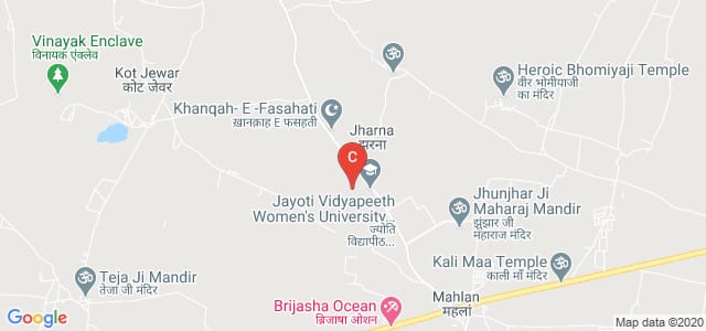 Jayoti Vidyapeeth Women's University, Jaipur, Ajmer-Jaipur Expressway, Vedant Gyan Velly, Jharna, Rajasthan, India