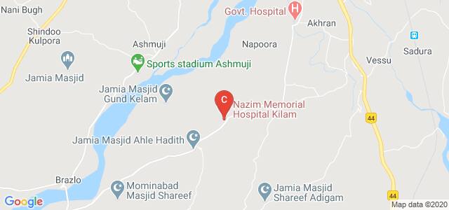 Nazim Memorial Hospital Kilam, Kelam Road, Kadoorah, Kulgam